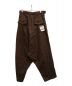 Maison MIHARA YASUHIRO (メゾン ミハラ ヤスヒロ) Over Saruel Chino Pants ブラウン サイズ:46：14000円