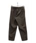 ARTS&SCIENCE (アーツアンドサイエンス) Front zip tapered pants ブラウン サイズ:1：24800円