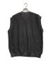 YOKE (ヨーク) HERRINGBONE MESH V-NECK VEST ネイビー サイズ:3：11000円