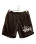 stussy（ステューシー）の古着「Big Basic Mesh Short」｜ブラウン