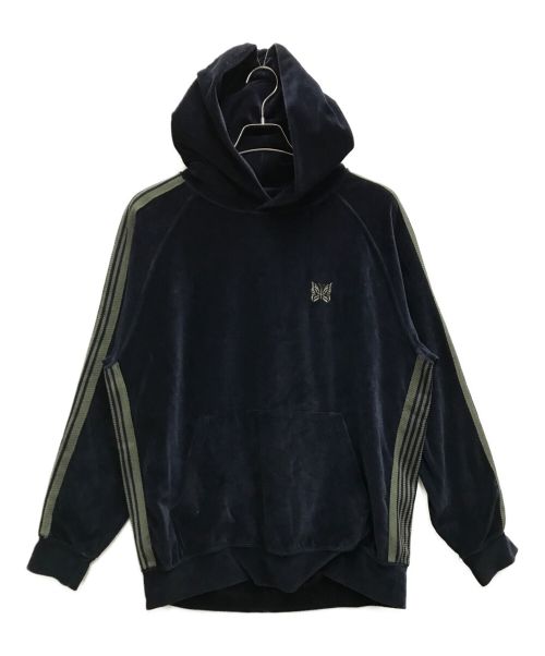 Needles（ニードルズ）Needles (ニードルズ) Track Hoody-C/Pe Velour ネイビー サイズ:Ⅼの古着・服飾アイテム