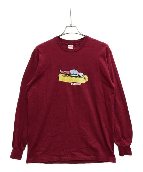 SUPREME（シュプリーム）SUPREME (シュプリーム) Neil Blender Arrow L/S Tee レッド サイズ:Mの古着・服飾アイテム