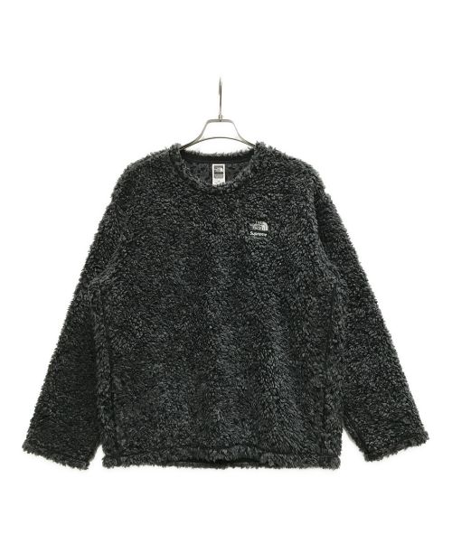 THE NORTH FACE（ザ ノース フェイス）THE NORTH FACE (ザ ノース フェイス) SUPREME (シュプリーム) High Pile Fleece Pullover グレー サイズ:Mの古着・服飾アイテム