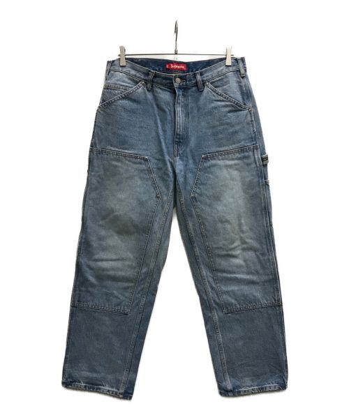 SUPREME（シュプリーム）SUPREME (シュプリーム) Double Knee Denim Painter Pant インディゴ サイズ:W32の古着・服飾アイテム