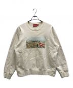 SUPREMEシュプリーム）の古着「Aerial Crewneck」｜アイボリー