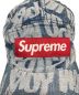 中古・古着 SUPREME (シュプリーム) Fat Tip Jacquard Denim Camp Cap インディゴ：7800円