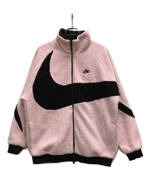 NIKE（ナイキ）NIKE (ナイキ) BIG SWOOSH BOA JACKET ピンク サイズ:3XLの古着・服飾アイテム