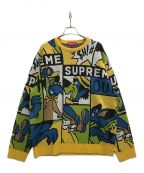 SUPREMEシュプリーム）の古着「Cartoon Sweater」｜イエロー