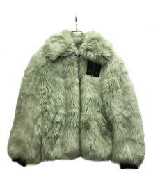 NIKE×AMBUSH（ナイキ×アンブッシュ）の古着「Reversible Faux Fur Coat Jacket」｜グリーン