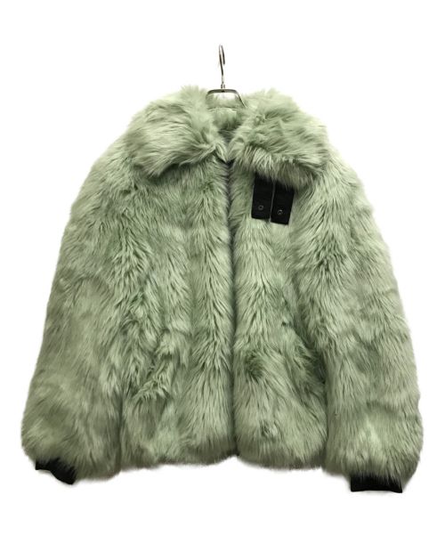 NIKE（ナイキ）NIKE (ナイキ) AMBUSH (アンブッシュ) Reversible Faux Fur Coat Jacket グリーン サイズ:XSの古着・服飾アイテム