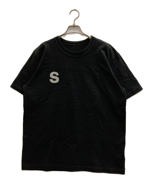 sacai（サカイ）sacai (サカイ) 反転ロゴ半袖Tシャツ ブラック サイズ:4の古着・服飾アイテム