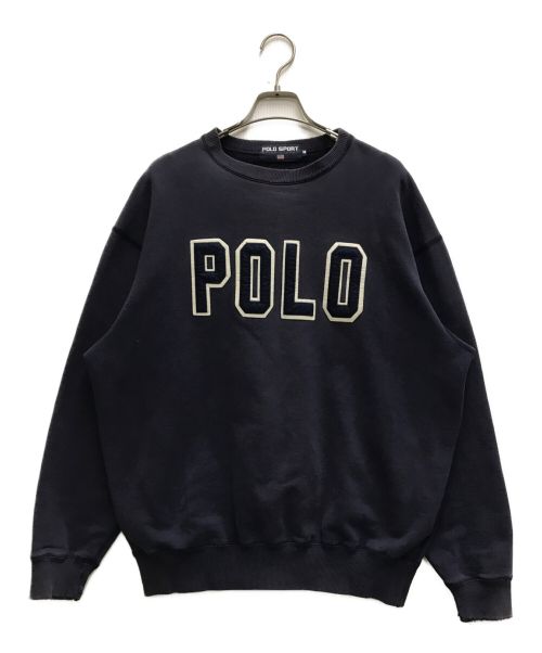 POLO SPORT（ポロスポーツ）POLO SPORT (ポロスポーツ) ロゴスウェット ネイビー サイズ:Ⅿの古着・服飾アイテム