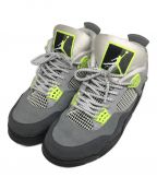 NIKEナイキ）の古着「JORDAN 4 RETRO LE NEON」｜グレー