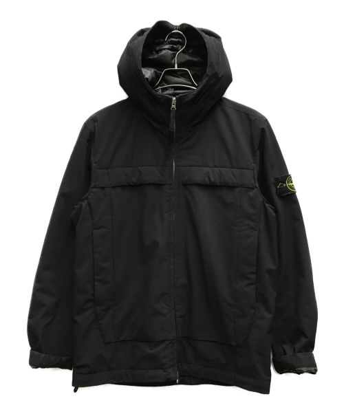 STONE ISLAND（ストーンアイランド）STONE ISLAND (ストーンアイランド) フーデッドジャケット ブラック サイズ:Mの古着・服飾アイテム