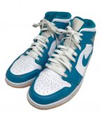 NIKEナイキ）の古着「Air Jordan 1 Mid Aquatone」｜ブルー×ホワイト