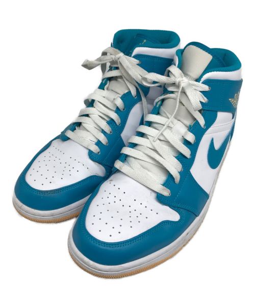 NIKE（ナイキ）NIKE (ナイキ) Air Jordan 1 Mid Aquatone ブルー×ホワイト サイズ:US 11の古着・服飾アイテム