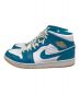 NIKE (ナイキ) Air Jordan 1 Mid Aquatone ブルー×ホワイト サイズ:US 11：7800円