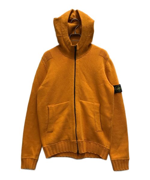 STONE ISLAND（ストーンアイランド）STONE ISLAND (ストーンアイランド) ニットコンビジャケット オレンジ サイズ:Ⅿの古着・服飾アイテム