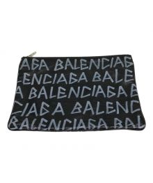 BALENCIAGA（バレンシアガ）の古着「グラフィティクラッチバッグ」｜ブラック