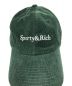 中古・古着 sporty&rich (スポーティアンドリッチ) Serif Logo Corduroy Hat グリーン：5800円