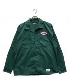 NEIGHBORHOODネイバーフッド）の古着「CLASSIC WORK SHIRT LS」｜グリーン