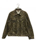 SUPREMEシュプリーム）の古着「Leopard Denim Trucker Jacket」｜ブラウン