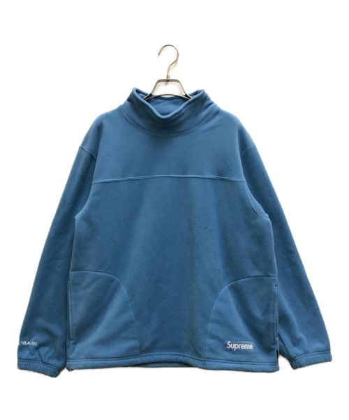 SUPREME（シュプリーム）SUPREME (シュプリーム) Polartec Mock Neck Pullover ブルー サイズ:Mの古着・服飾アイテム