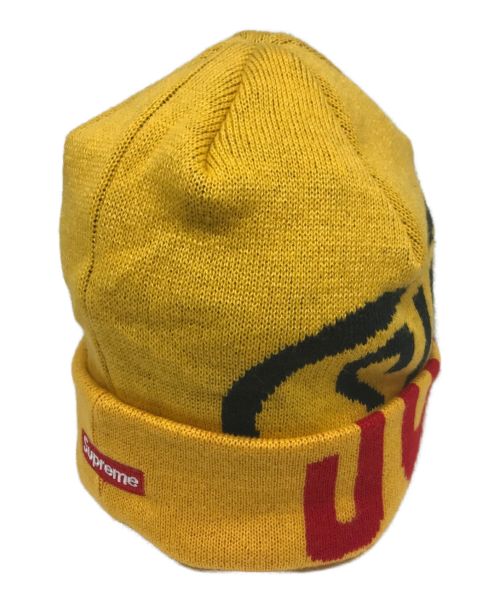 SUPREME（シュプリーム）SUPREME (シュプリーム) New Era (ニューエラ) 2-Tone Logo Beanie イエローの古着・服飾アイテム