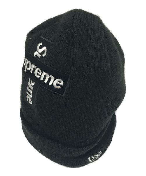 SUPREME（シュプリーム）SUPREME (シュプリーム) cross box logo beanie ブラックの古着・服飾アイテム