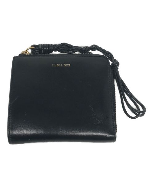 JIL SANDER（ジルサンダー）JIL SANDER (ジルサンダー) CREDIT CARD PURSE TANGLE ブラックの古着・服飾アイテム