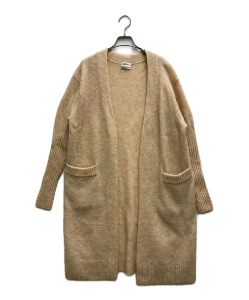 Acne studios（アクネ ストゥディオス）Acne studios (アクネストゥディオス) RAYA MOHAIRロングカーディガン ベージュ サイズ:XSの古着・服飾アイテム