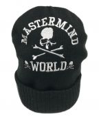 Mastermind WORLD × Mitchell & Nessマスターマインド ワールド × ミッチェルアンドネス）の古着「ニット帽」｜ブラック