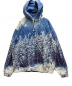 KITHキス）の古着「WINTER FOREST HOODIE」｜ブルー