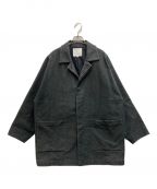 kontorコントール）の古着「BIG POCKET COAT」｜ダークグリーン