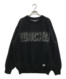 WACKO MARIA（ワコマリア）の古着「LOGO MOHAIR KNIT JACQUARD セーター」｜ブラック