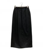 JOHN LAWRENCE SULLIVANジョンローレンスサリバン）の古着「Wool flannel long skirt」｜ブラック