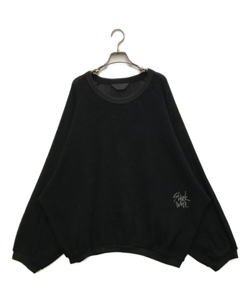 Essay（エッセイ）Essay (エッセイ) RUSSEL MESH SWEATER ブラック サイズ:2の古着・服飾アイテム