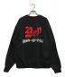 THE BLACK EYE PATCH (ブラックアイパッチ) THUG’ S HARMONY CREW SWEAT ブラック サイズ:Ⅼ：11000円