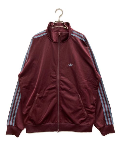 adidas（アディダス）adidas (アディダス) ベッケンバウアートラックジャケット ワインレッド(マルーン) サイズ:Ⅿの古着・服飾アイテム