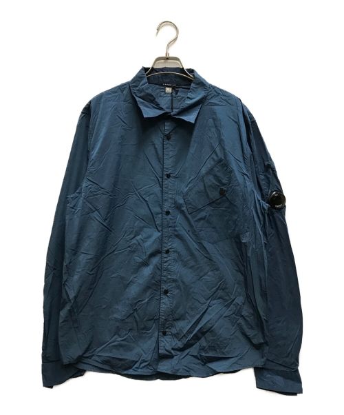 C.P COMPANY（シーピーカンパニー）C.P COMPANY (シーピーカンパニー) Chrome-R Zipped Overshirt ネイビー サイズ:Ⅼの古着・服飾アイテム