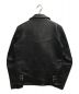 ADDICT CLOTHES (アディクト クローズ) SHEEPSKIN DOUBLE RIDERS JACKET ブラック サイズ:38：49800円