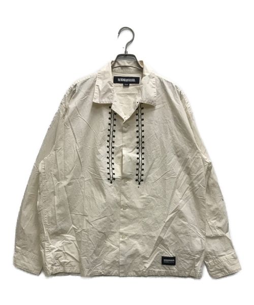 NEIGHBORHOOD（ネイバーフッド）NEIGHBORHOOD (ネイバーフッド) CORD EMBROIDERY SHIRT LS ベージュ サイズ:Ⅿの古着・服飾アイテム