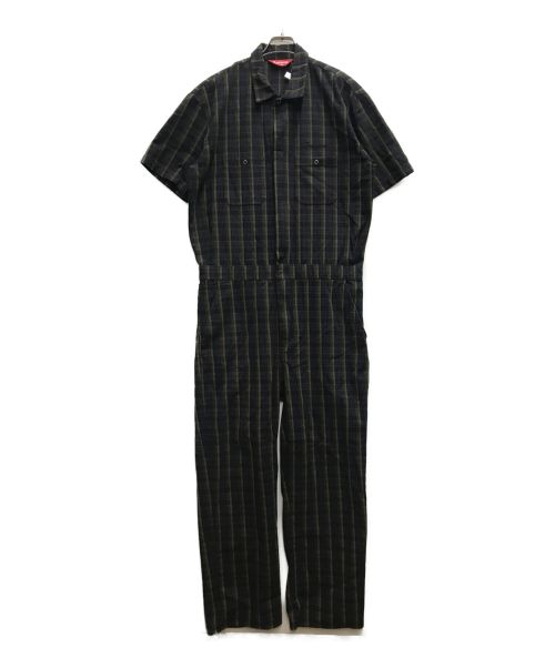 SUPREME（シュプリーム）SUPREME (シュプリーム) S／S Coverall ネイビー×グリーン サイズ:Ⅿの古着・服飾アイテム