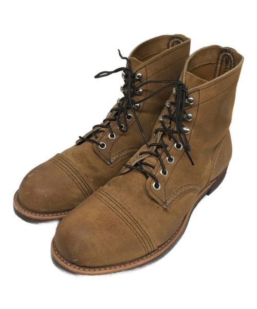 RED WING（レッドウィング）RED WING (レッドウィング) スエードレースアップブーツ ブラウン サイズ:US 7.5の古着・服飾アイテム