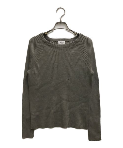 Lisiere（リジェール）Lisiere (リジェール) Washable Rib Knit Pullover グレー サイズ:FREEの古着・服飾アイテム