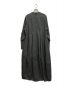 ENFOLD (エンフォルド) CURVE-SLEEVE ASYMMETRY-DRESS グレー サイズ:38：39800円