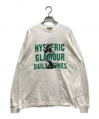 Hysteric Glamourヒステリックグラマー）の古着「DAILY HYSTERIC Tシャツ」｜ホワイト