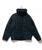 UNUSEDアンユーズド）の古着「Padded B-3 Jacket」｜グリーン×ネイビー