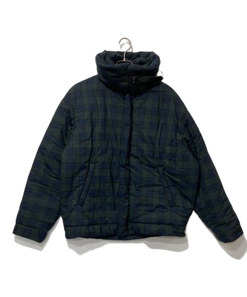 UNUSED（アンユーズド）UNUSED (アンユーズド) Padded B-3 Jacket グリーン×ネイビー サイズ:4の古着・服飾アイテム