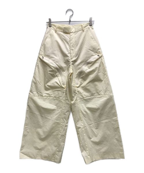 FRANGANT（フランゴン）FRANGANT (フランゴン) pop out gear pants white ベージュ サイズ:38の古着・服飾アイテム